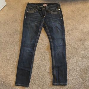 Express ReRock Skinny Jeans